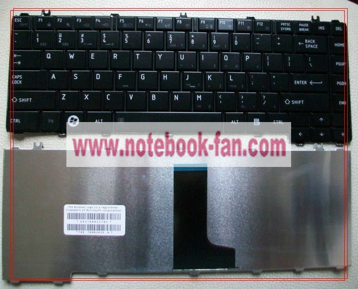 NEW!!! Toshiba satellite C645 C645D US keyboard black